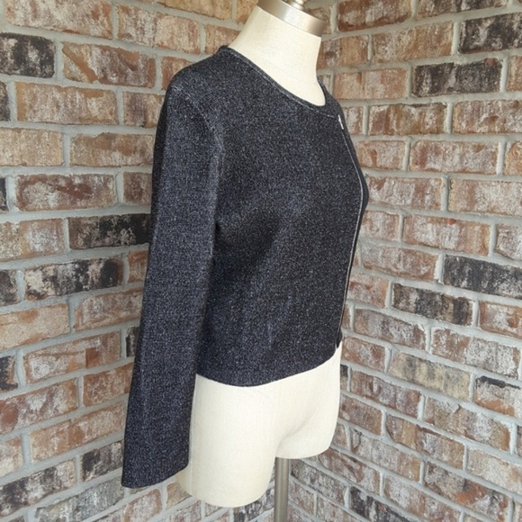 EUC Theory Zip-Up Long Sleeves Moto Jacket Gray XS - Picture 3 of 7